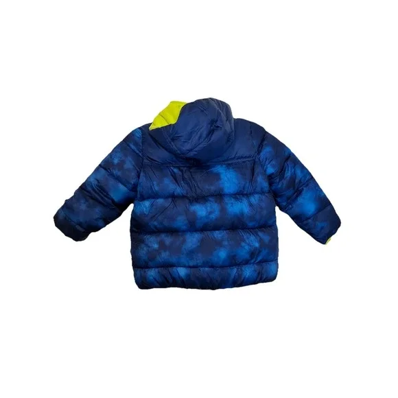 NEW! BOYS SNOZU HOODIE JACKET INNER FLEECE AND KNIT BEANIE BLUE,GREEN SIZE 6 - Picture 6 of 13